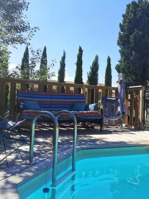 Maison Avec Piscine Dans Village Provencal. Courthezon ภายนอก รูปภาพ